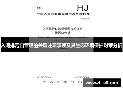 入河排污口管理的关键注意事项及其生态环境保护对策分析